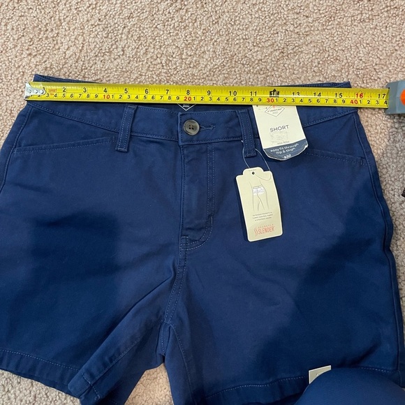 Women's ST JOHN's BAY American Navy short Mid-Rise - Picture 5 of 10